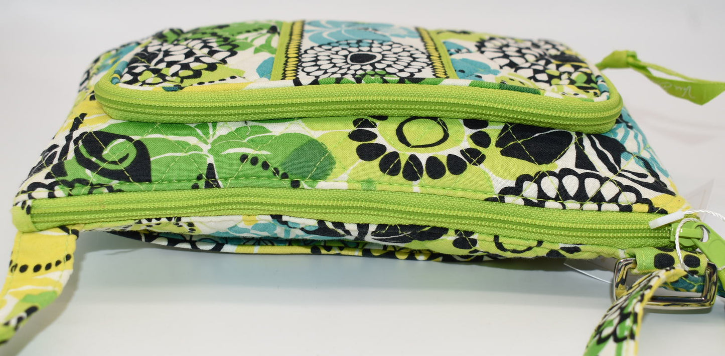 Vera Bradley Little Hipster Crossbody Bag in "Limes Up" Pattern