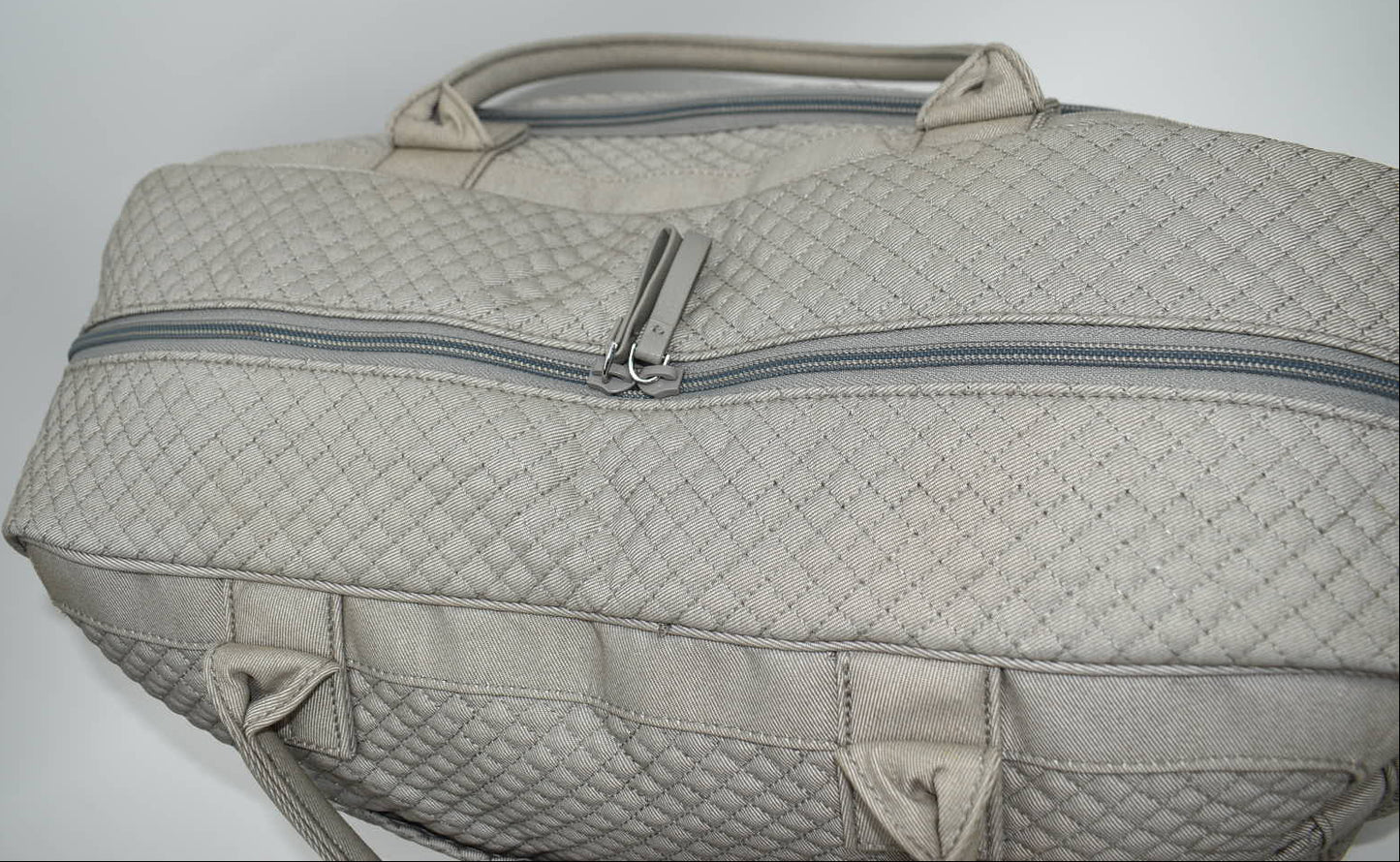 Vera Bradley Iconic Weekender Travel Bag in Charcoal Gray
