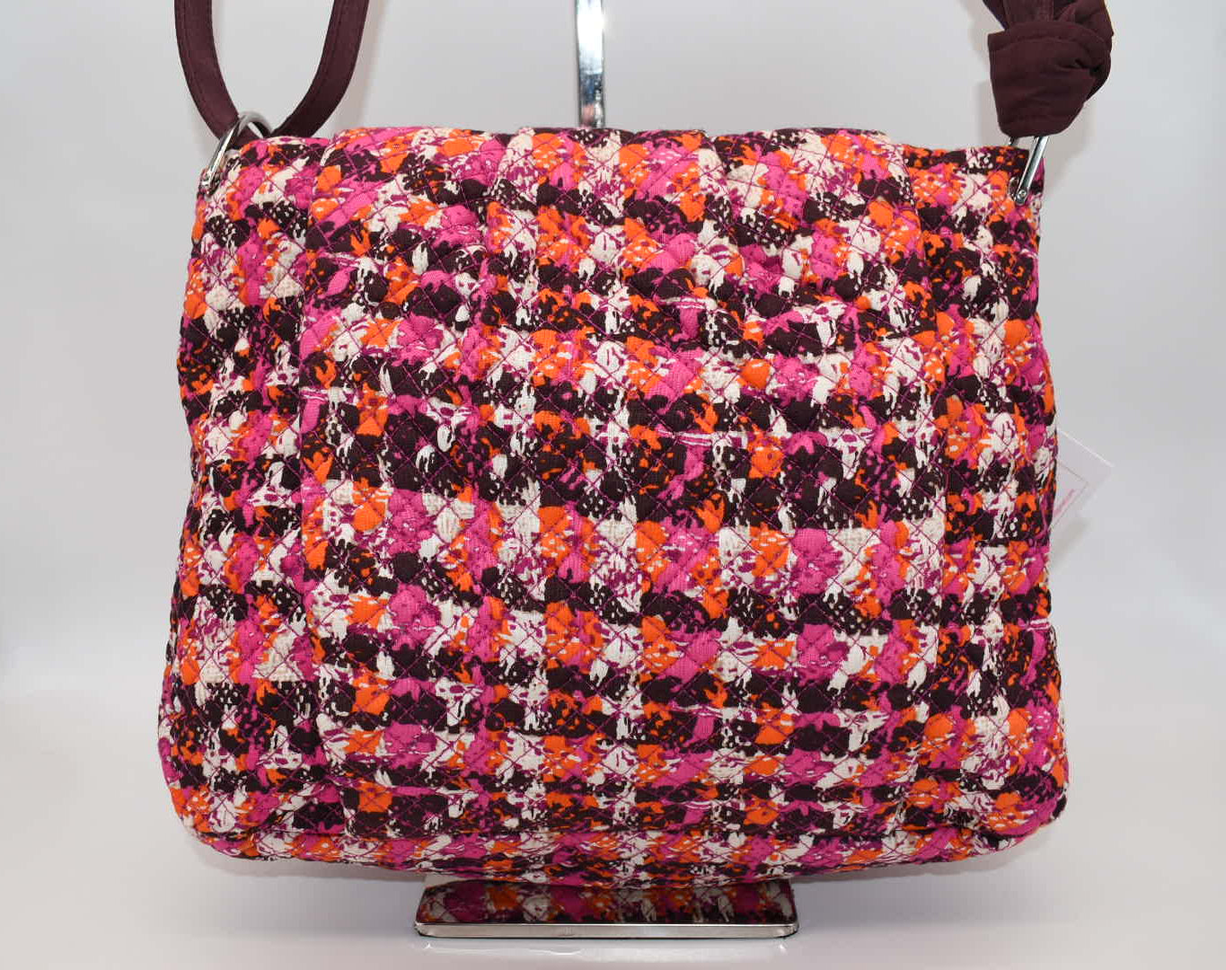 Vera Bradley Hadley Crossbody Bag in "Houndstooth Tweed" Pattern