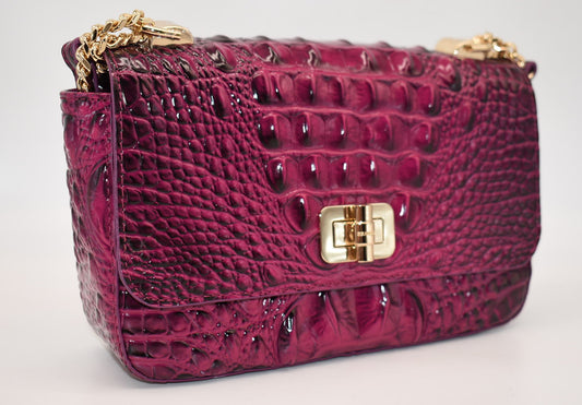 Brahmin Rosa Crossbody Bag in Sugar Plum Melbourne