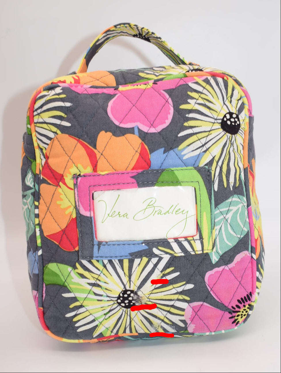 Vera Bradley Insulated Lunch Bag in "Jazzy Blooms" Pattern
