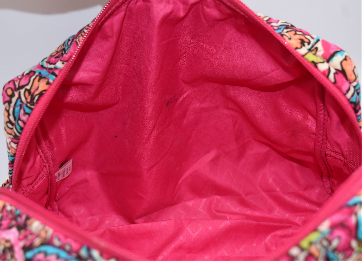 Vera Bradley Large Cosmetic/ Toiletry Bag in "Sunburst Floral" Pattern