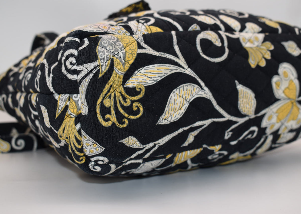 Vera Bradley Villager Tote Bag in "Yellow Bird" Pattern
