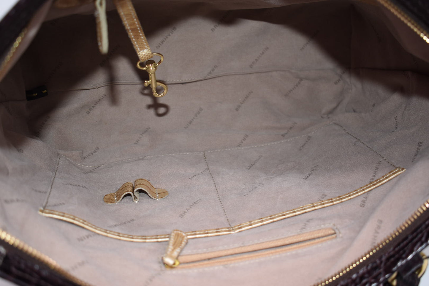 Brahmin Medium Arno Tote Bag in Shimmer Tri-Texture