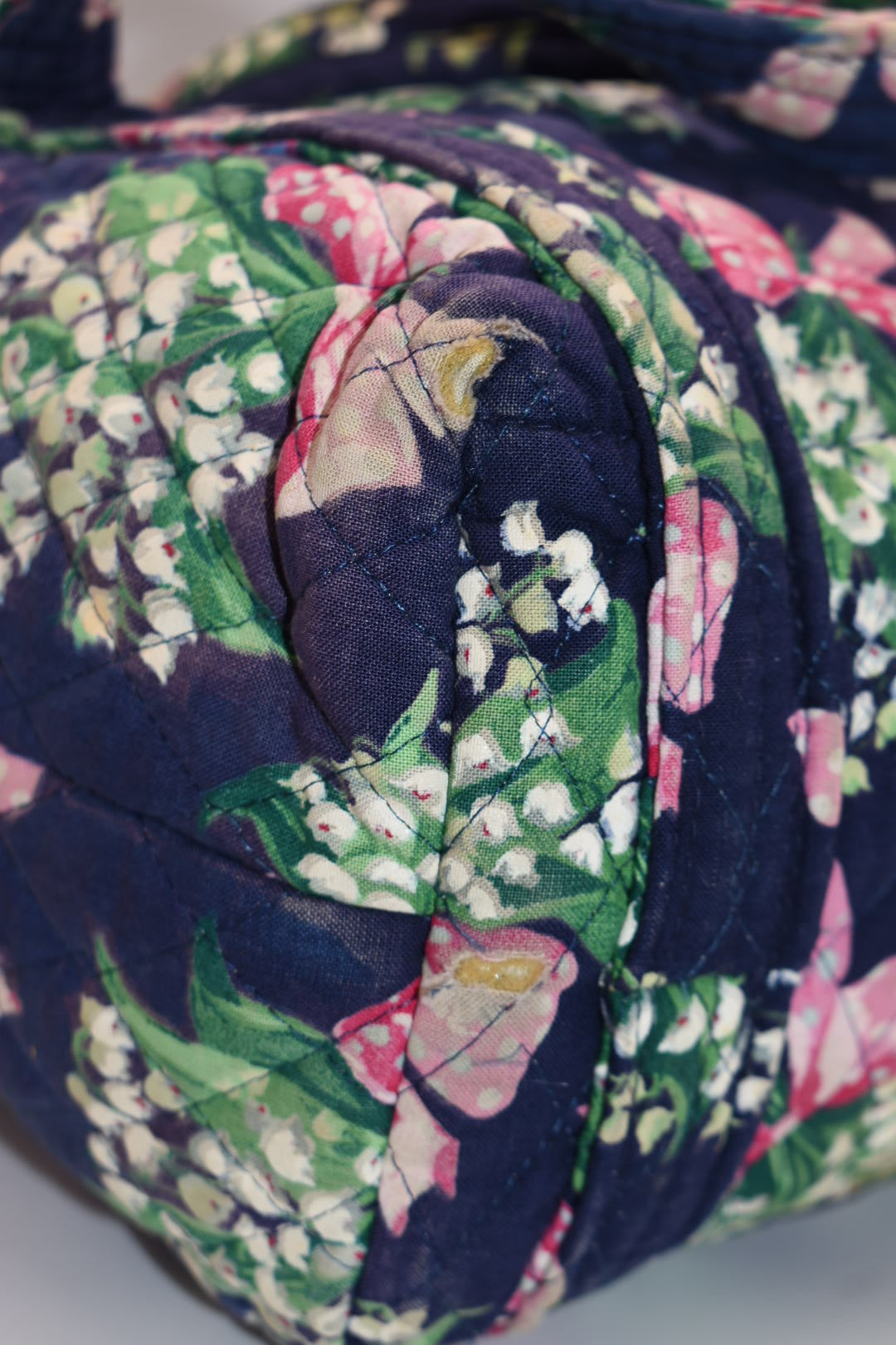 Vera Bradley Large Paddy Shoulder Tote Bag in "Return to Happiness-1999" Pattern