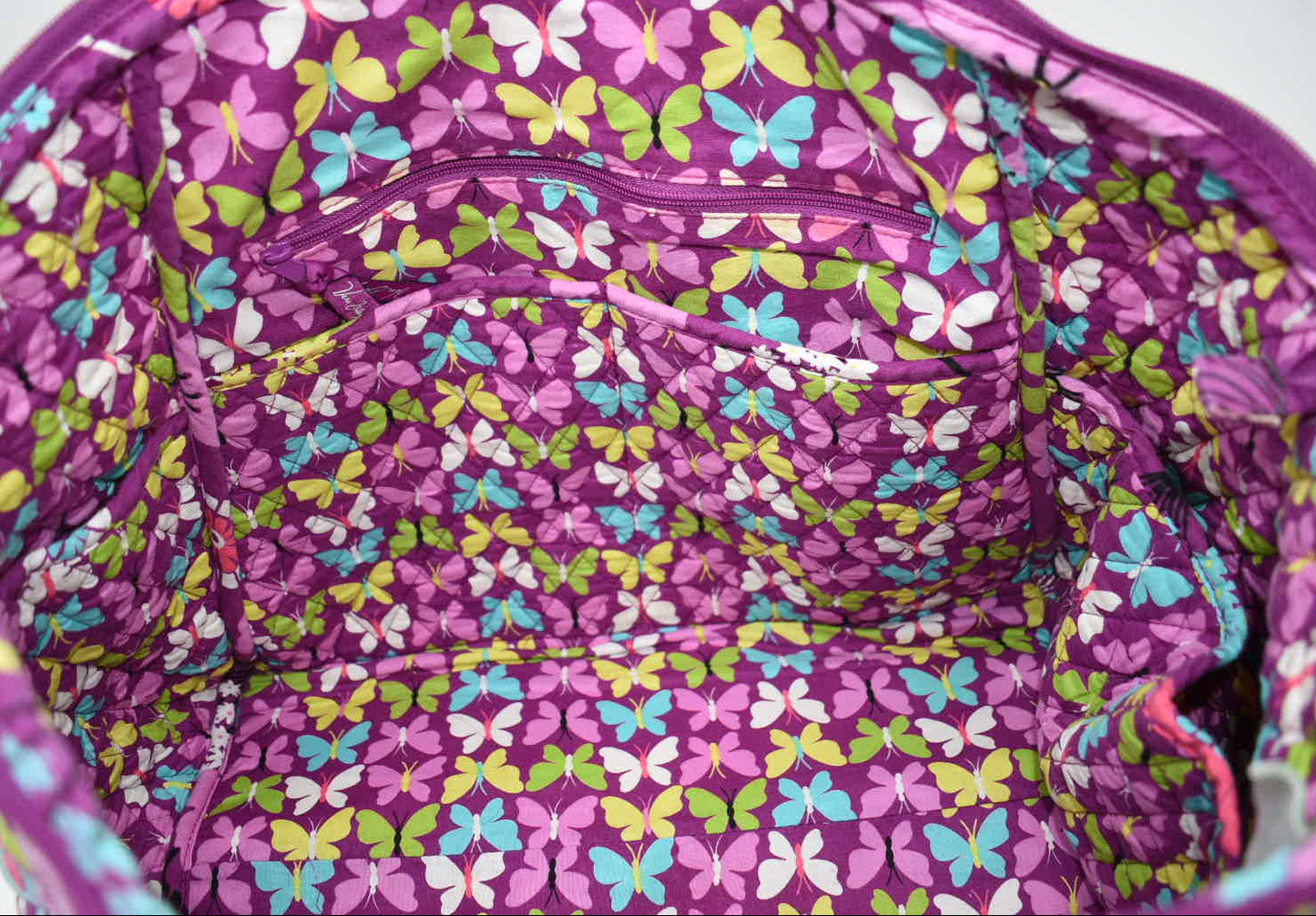 Vera Bradley Weekender Travel Tote Bag in "Flutterby" Pattern