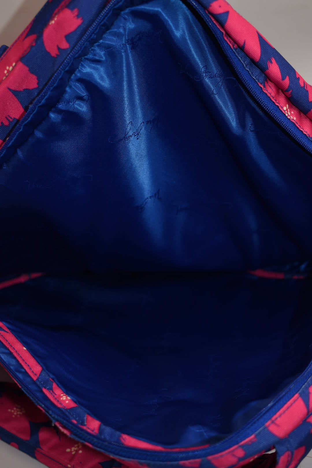 Vera Bradley XL Lighten Up Campus Backpack in "Art Poppies" Pattern