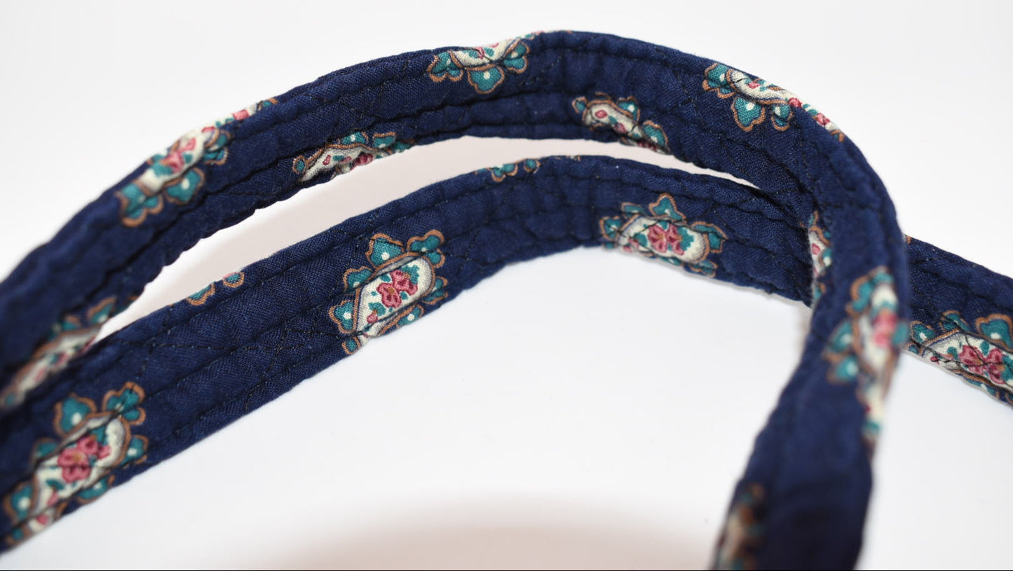 Vera Bradley Hoosier Shoulder Bag in "Navy - 1991" Pattern