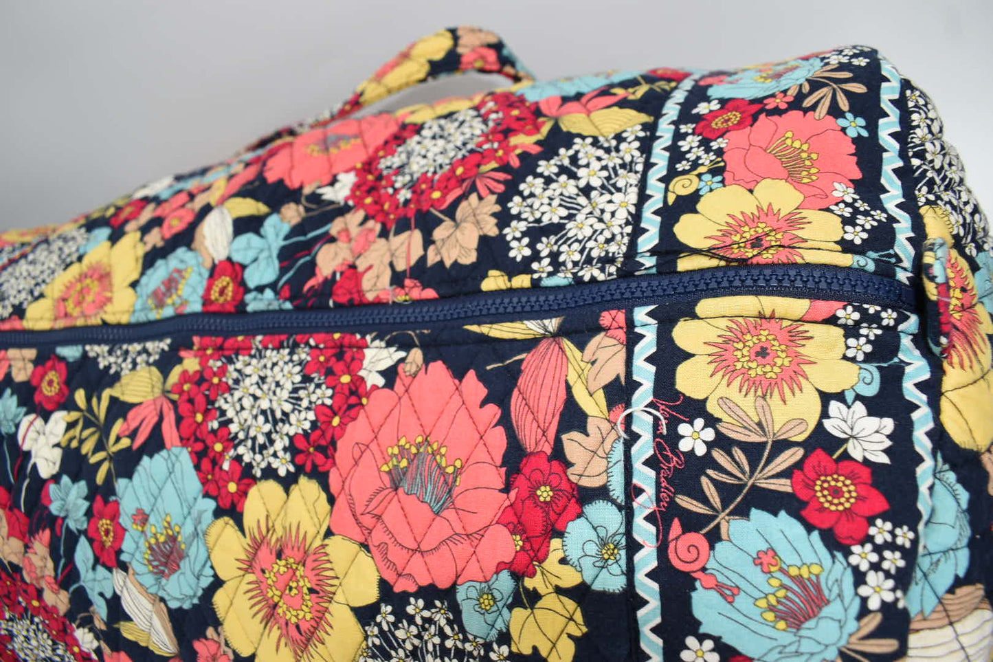 Vera Bradley XL Duffel Bag in "Happy Snails" Pattern
