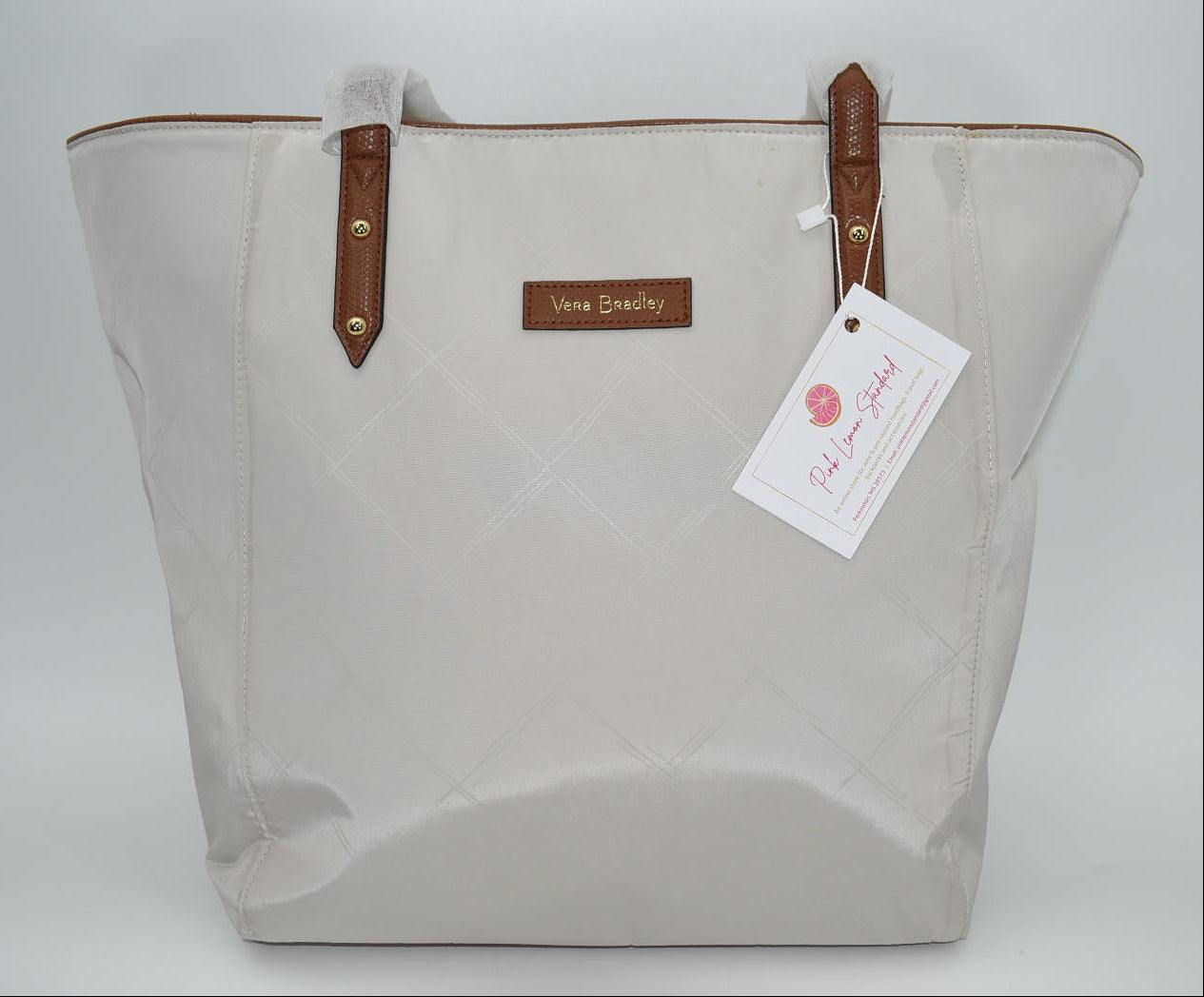 Vera Bradley Large Ella Tote Bag in "Sand" Pattern