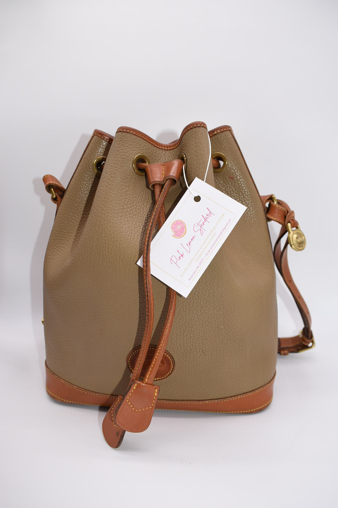 Vintage Dooney & Bourke Drawstring Shoulder Bag