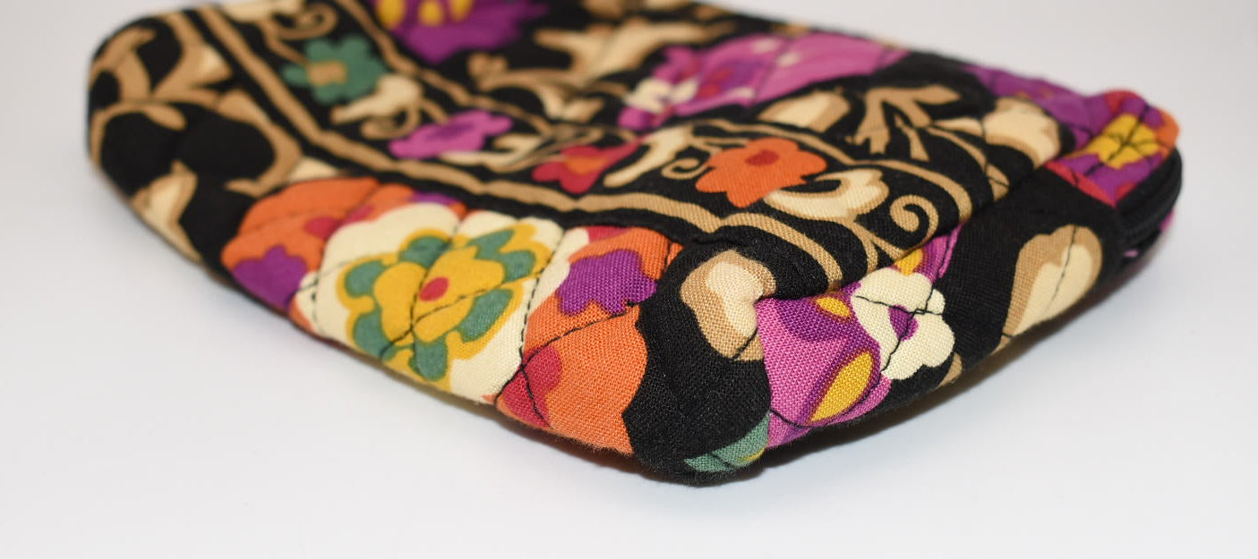 Vera Bradley Medium Cosmetic Bag in "Suzani" Pattern