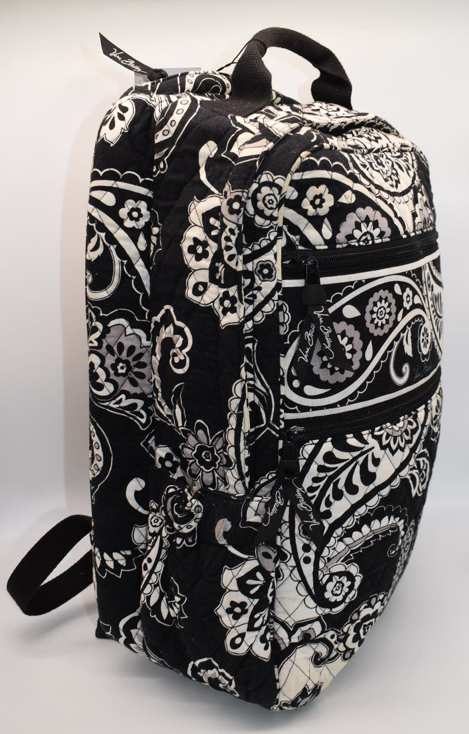 Vera Bradley XL Campus Tech Backpack in "Midnight Paisley" Pattern