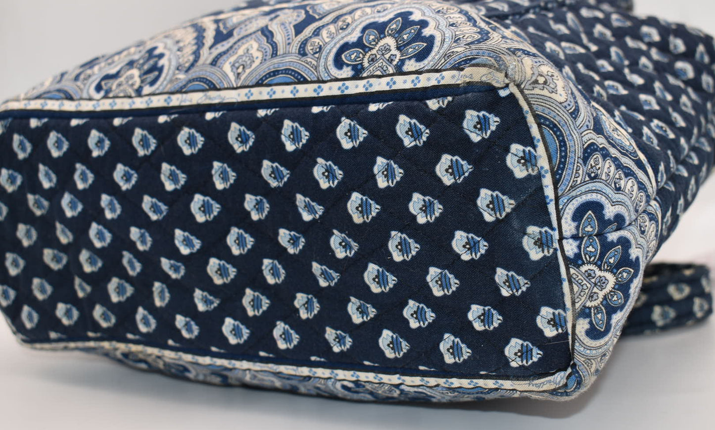 Vera Bradley Villager Tote Bag in "Nantucket Navy" Pattern