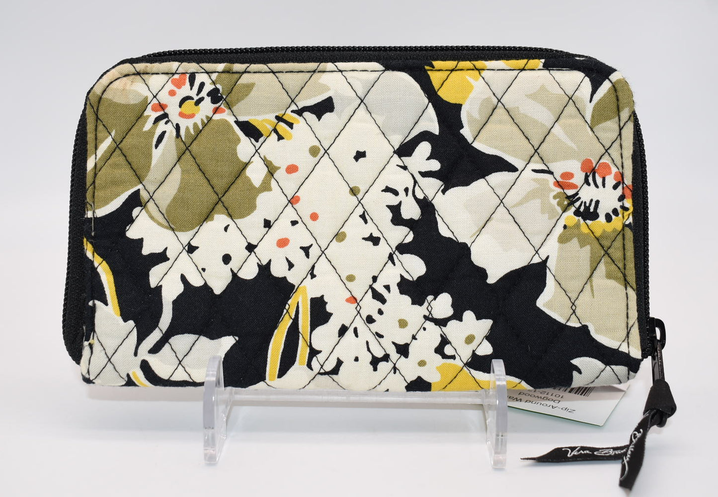 Vera Bradley Zip-Around Wallet in "Dogwood" Pattern