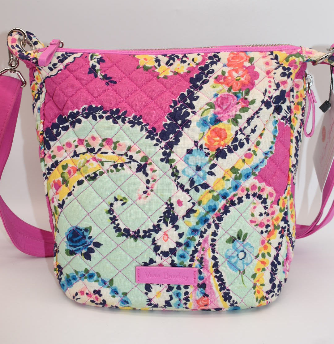 Vera Bradley Carson Hobo Bag in "Wildflower Paisley" Pattern