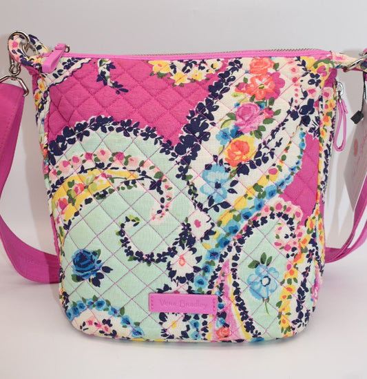 Vera Bradley Carson Hobo Bag in "Wildflower Paisley" Pattern