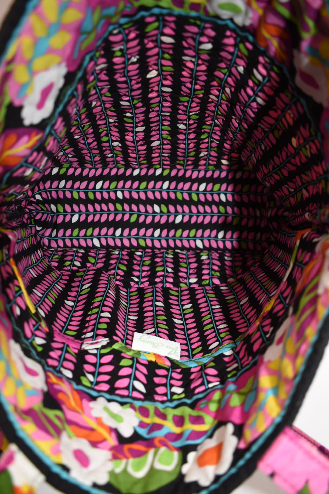 Vera Bradley Quilted Cotton Everyday Tote Bag in "Va Va Bloom" Pattern