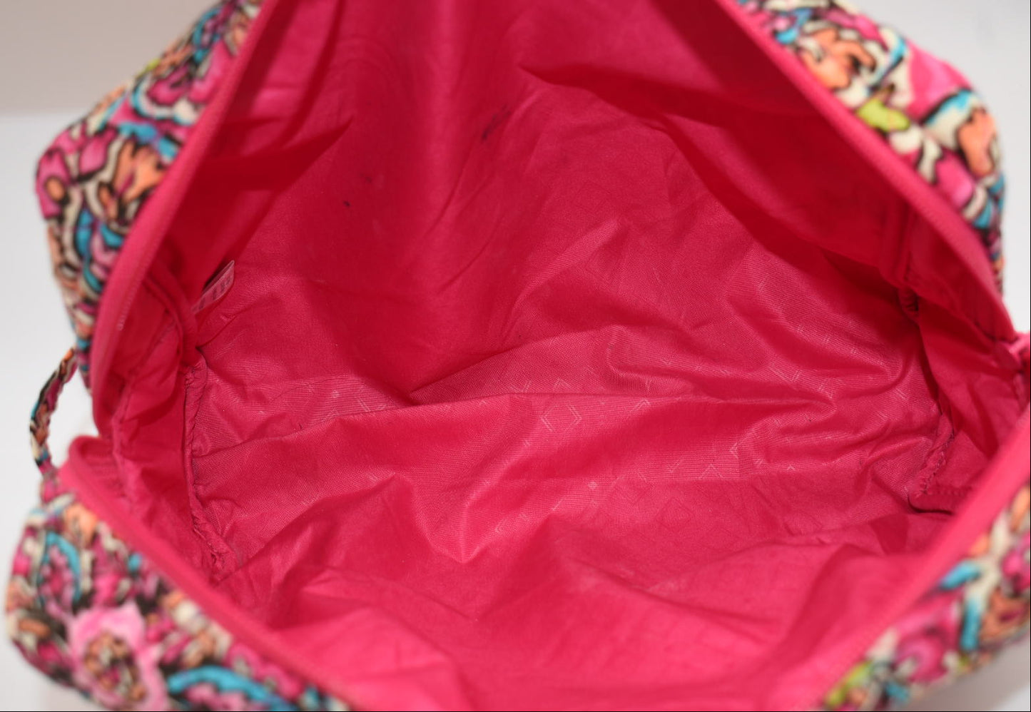 Vera Bradley Large Cosmetic/ Toiletry Bag in "Sunburst Floral" Pattern