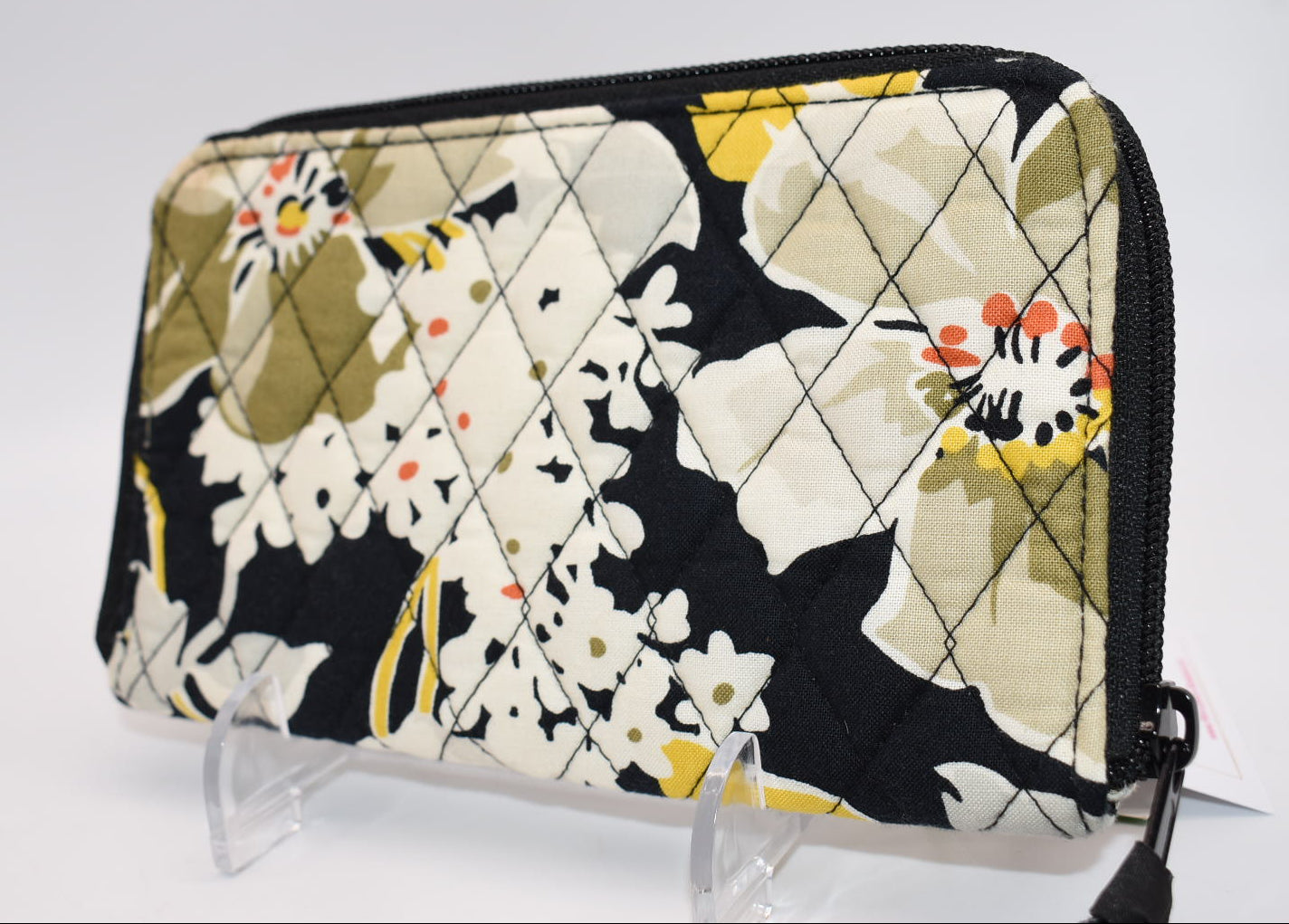 Vera Bradley Zip-Around Wallet in "Dogwood" Pattern