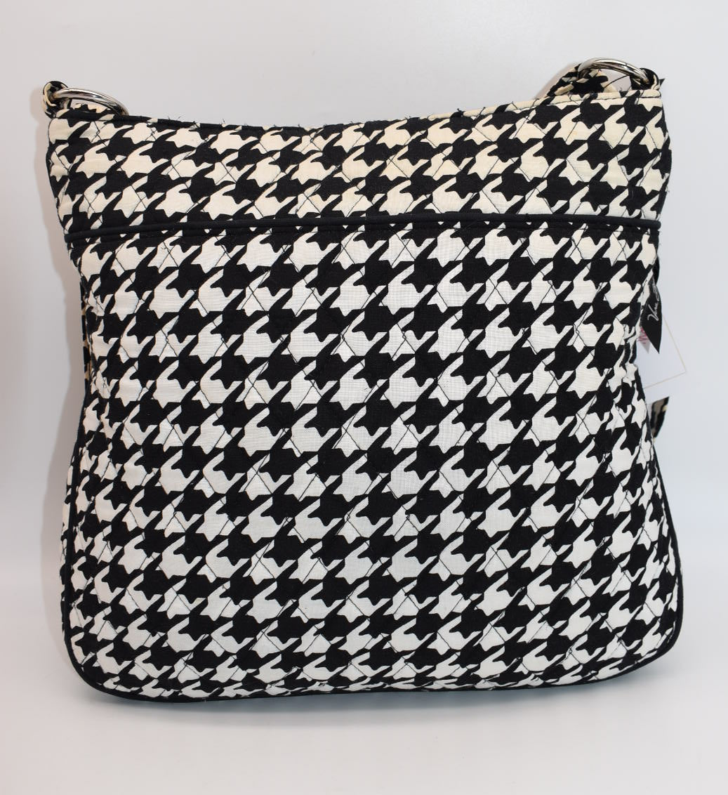 Vera Bradley Triple Zip Hipster Crossbody Bag in "Houndstooth" Pattern