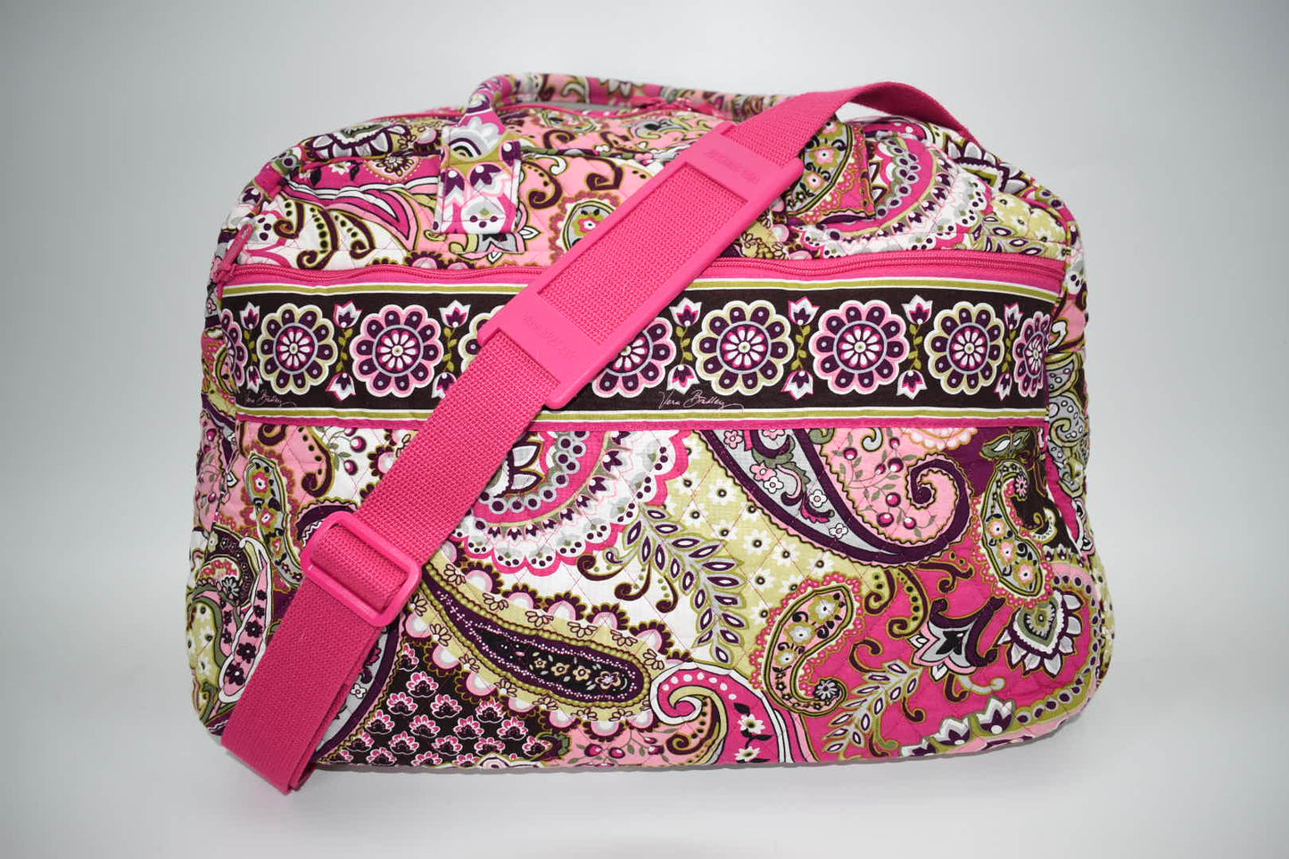 Vera Bradley Weekender Travel Bag  in "Very Berry Paisley" Pattern