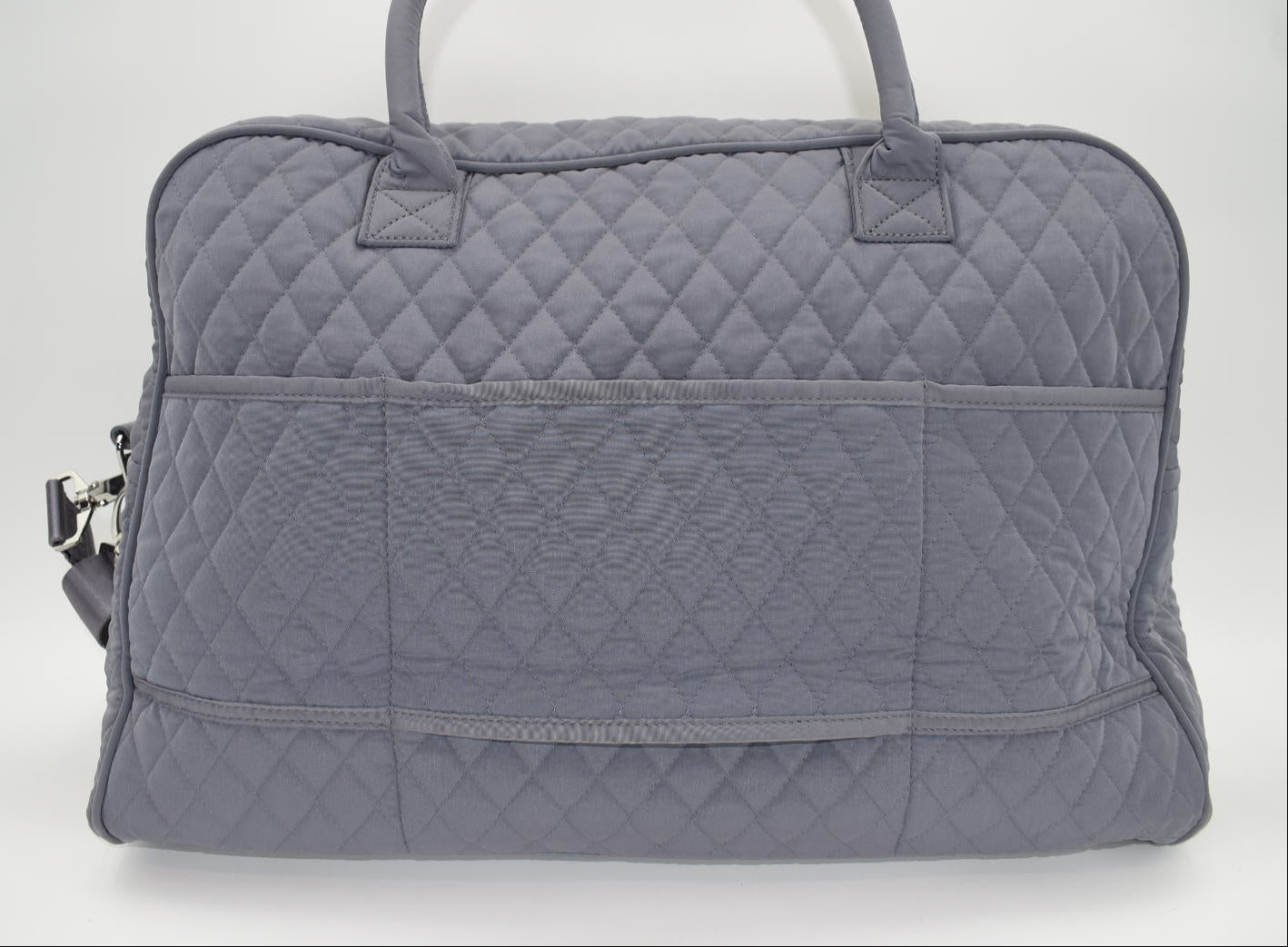 Vera Bradley Microfiber Weekender Travel Bag in Gray