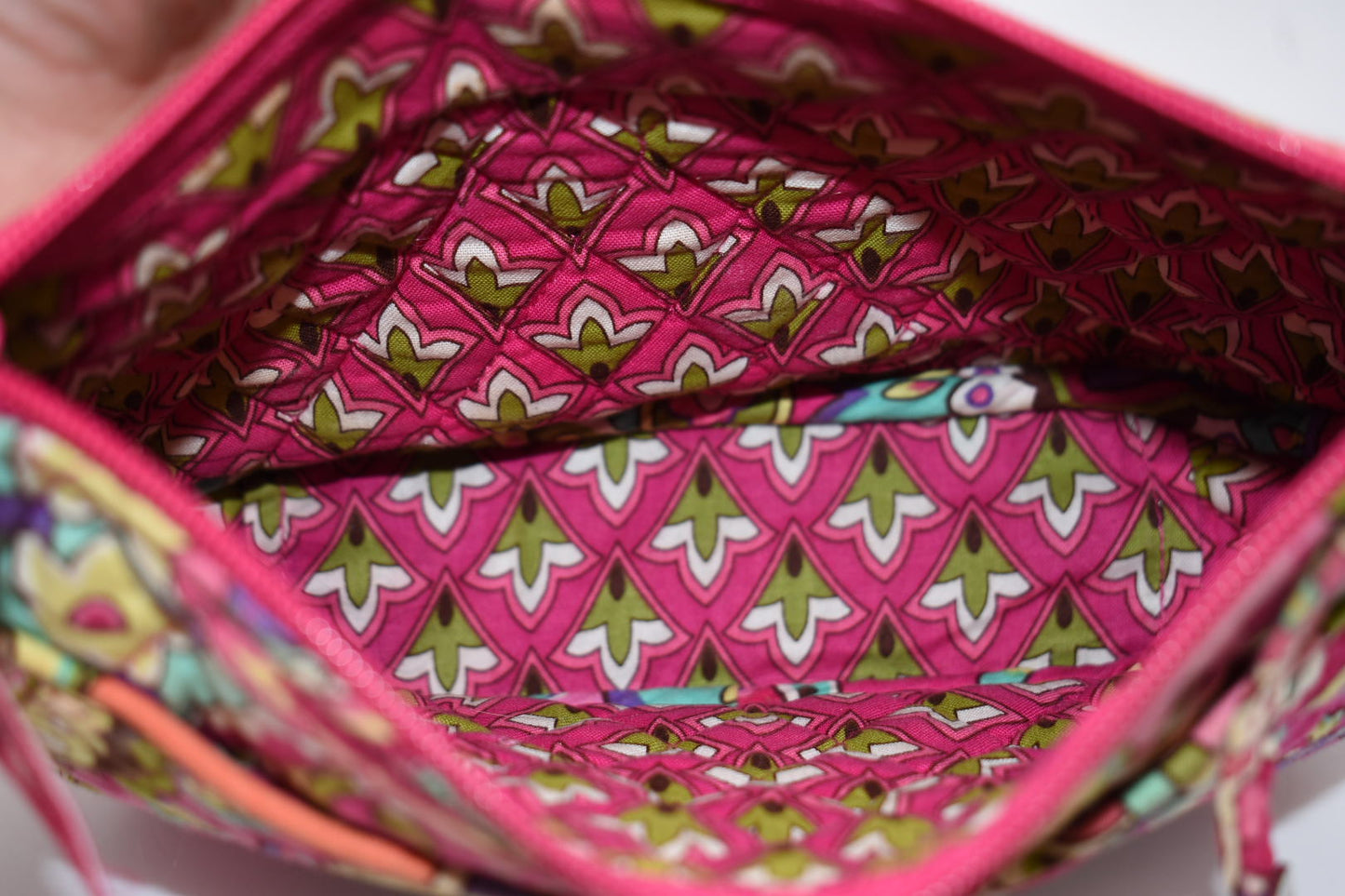 Vera Bradley Little Crossbody Bag in "Pink Swirls" Pattern