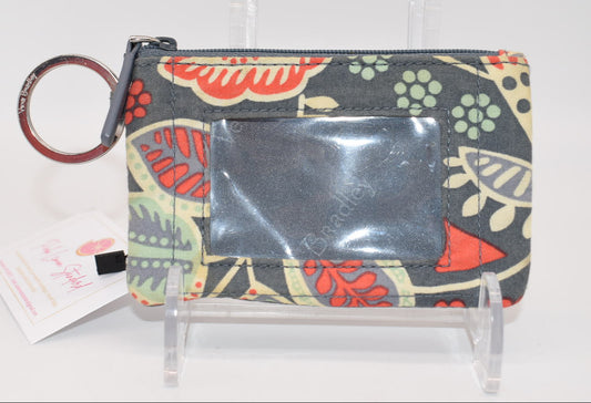 Vera Bradley Zip ID Case in "Nomadic Floral" Pattern
