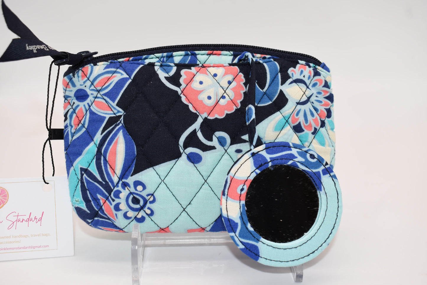 Vera Bradley Cosmetic Bag in "Lotus Flower Swirl" Pattern