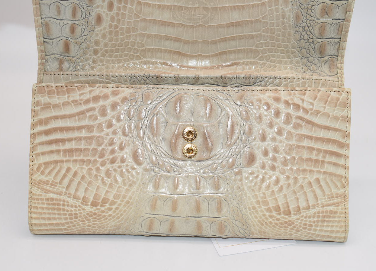 Vintage Brahmin Soft Checkbook Wallet