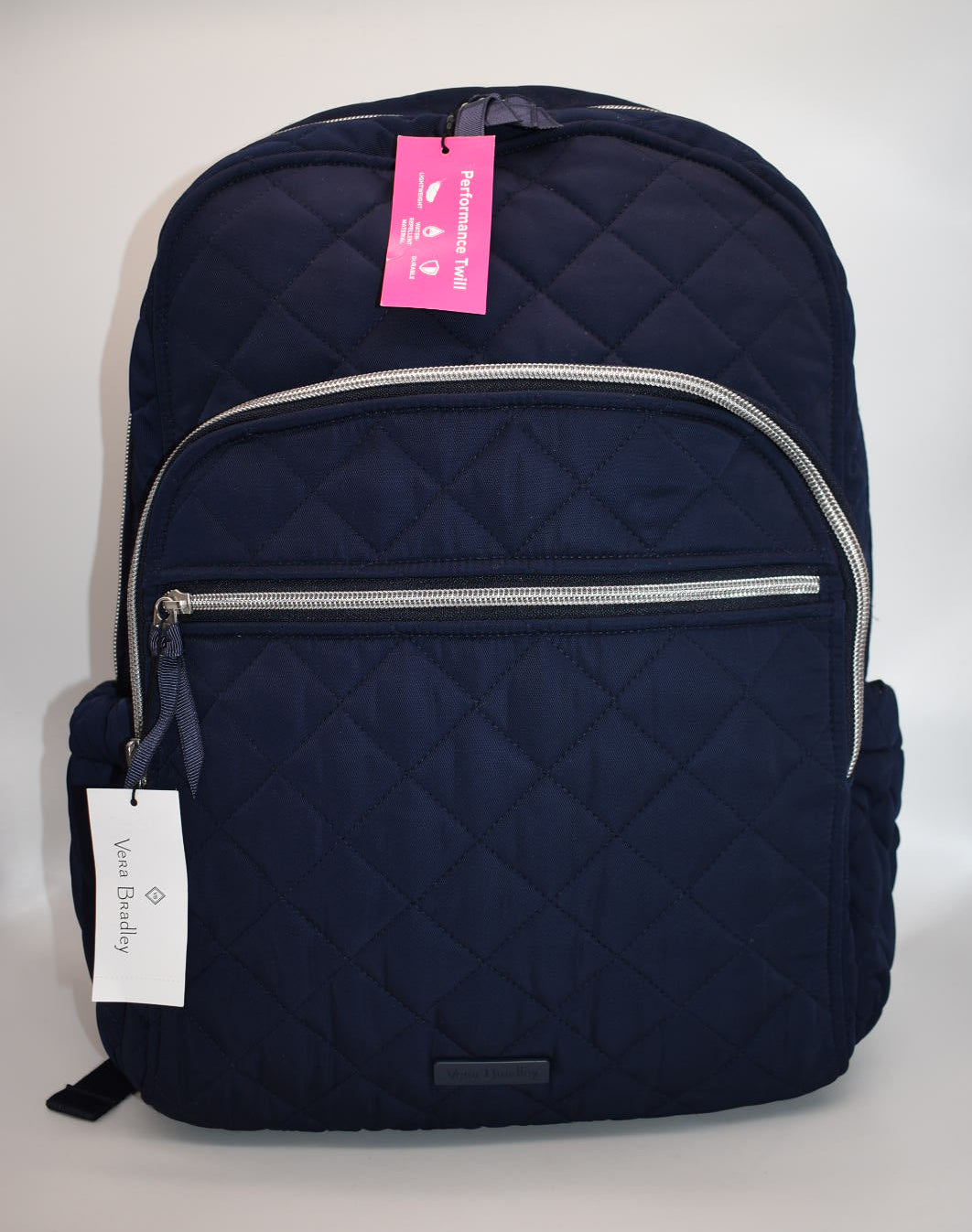 Vera Bradley Performance Twill Campus Backpack in Classic Navy