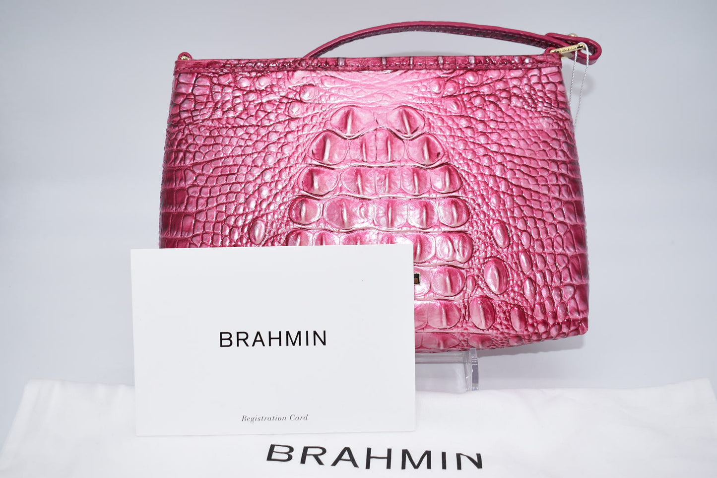 Brahmin Lorelei Shoulder Bag in Magenta Ombre Melbourne