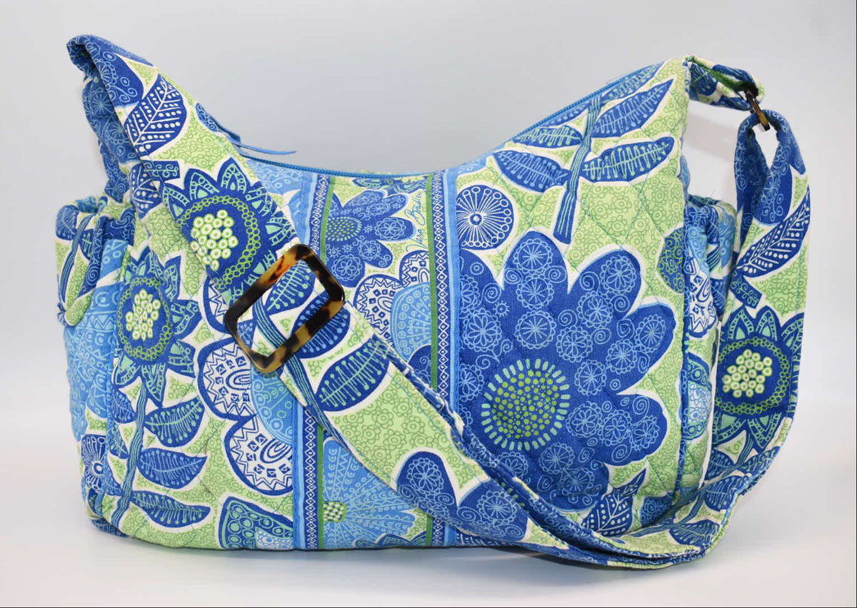 Vera Bradley On-The-Go Convertible Shoulder Bag in "Doodle Daisy" Pattern
