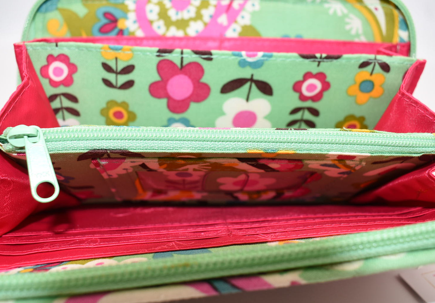 Vera Bradley Accordion Wallet in "Tutti Frutti" Pattern