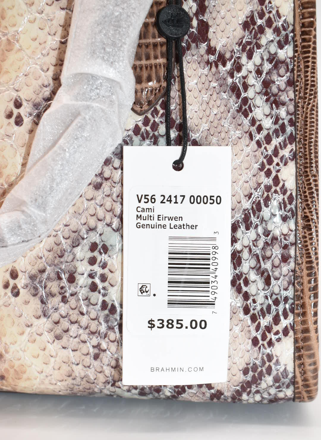 Brahmin Cami Satchel Bag in Multi Eirwen