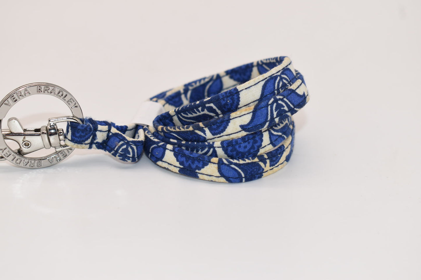 Vera Bradley Lanyard in "Cobalt Tiles" Pattern
