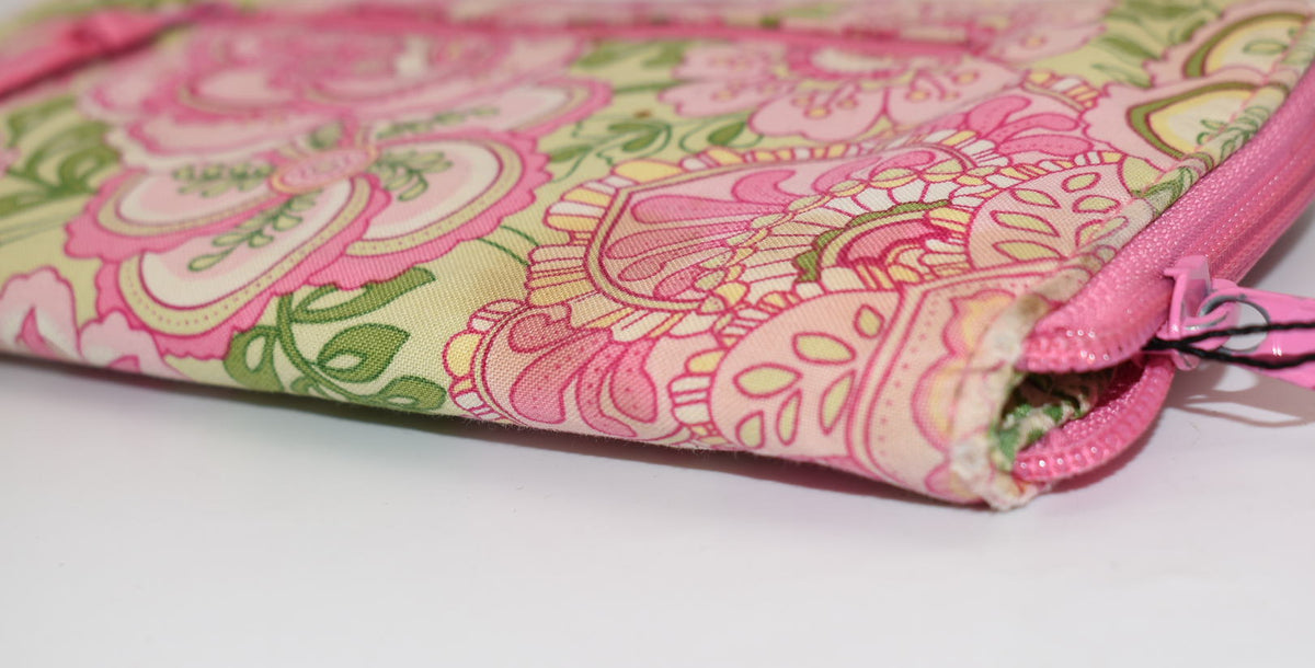 Vera Bradley Personal Organizer Travel Wallet in "Petal Pink" Pattern