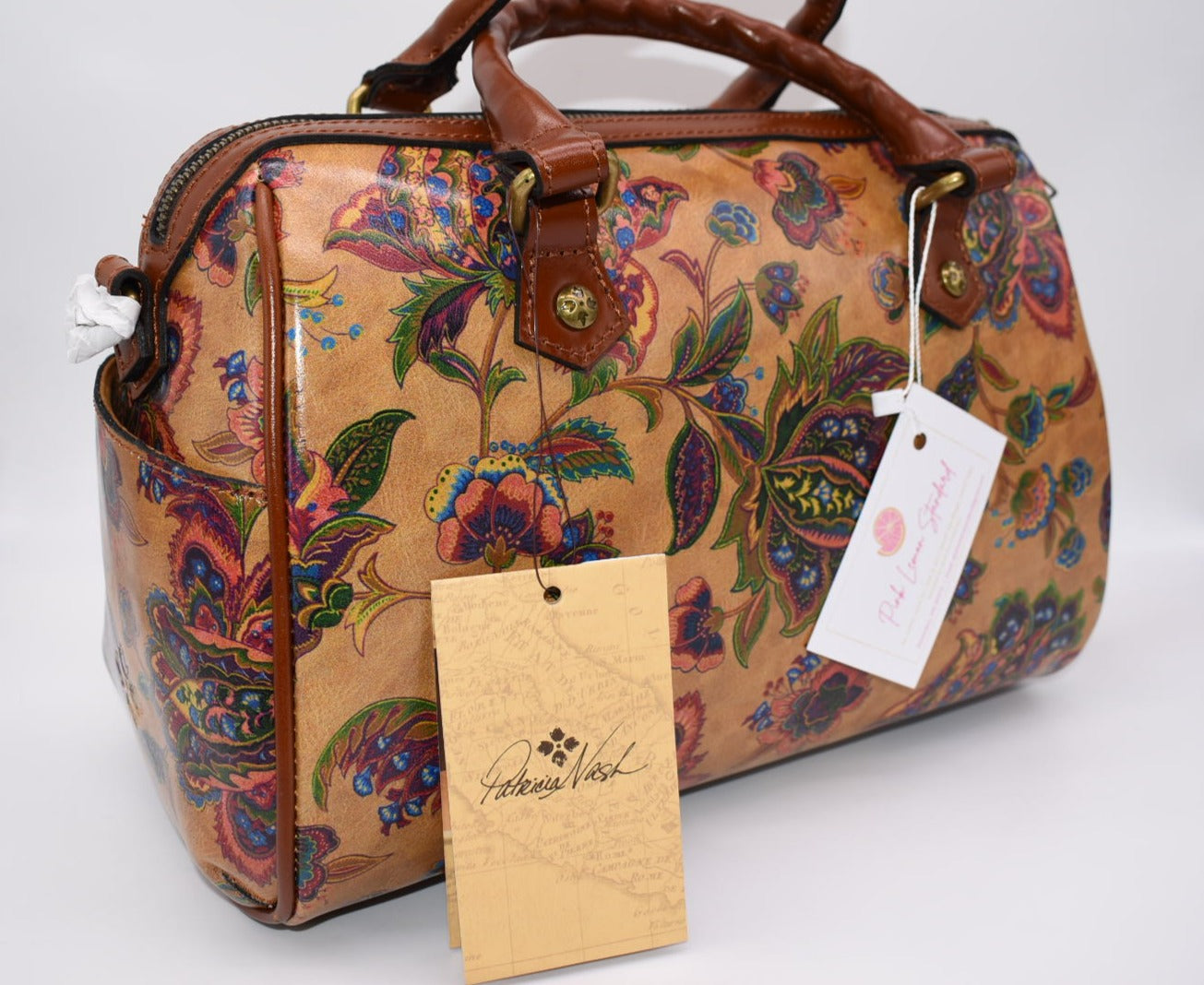 Patricia Nash Skye Satchel Bag in French Tapestry