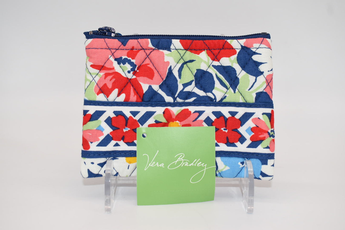 Vera Bradley Zip Coin Purse in "Summer Cottage" Pattern