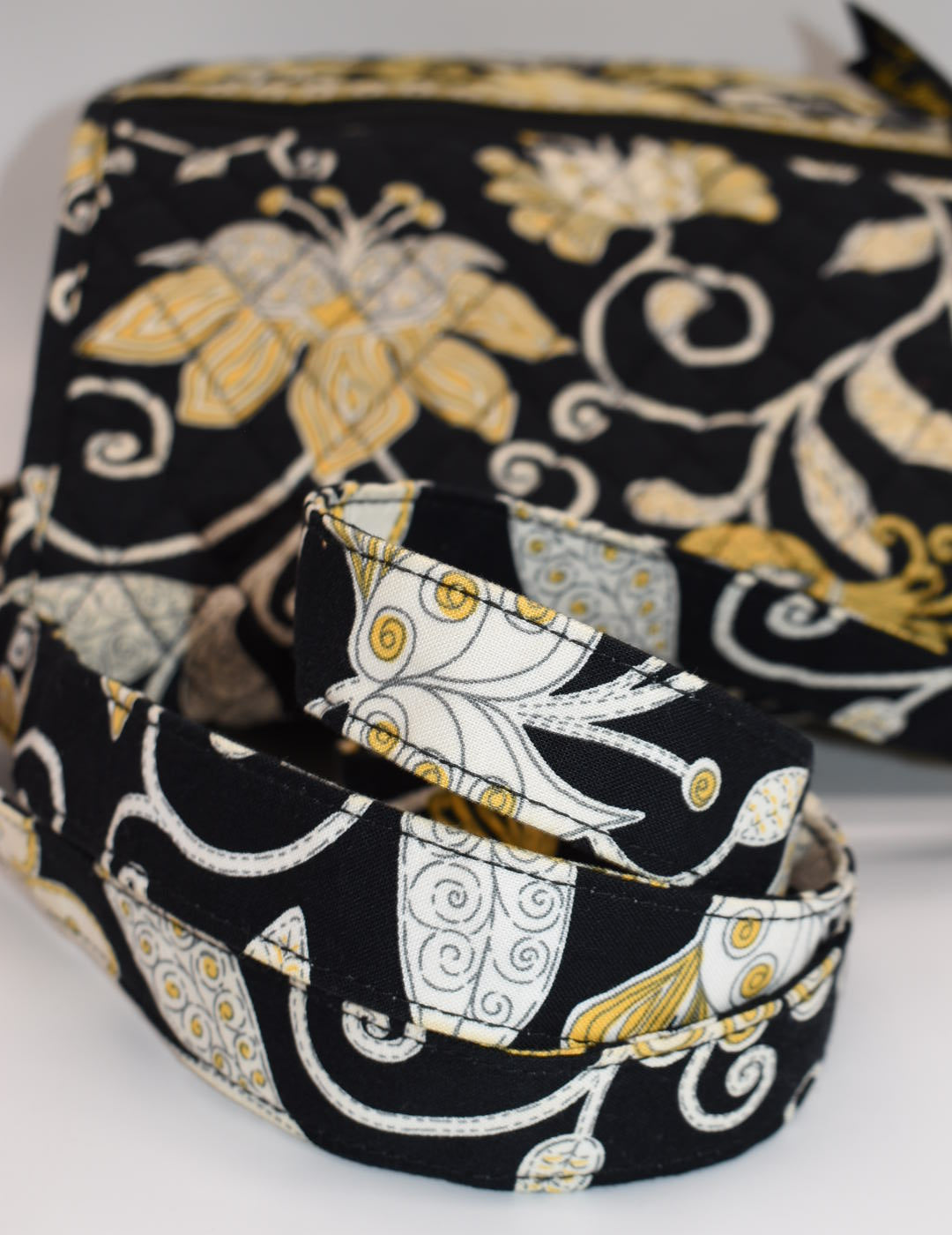 Vera Bradley Mailbag Crossbody Bag in "Yellow Bird" Pattern