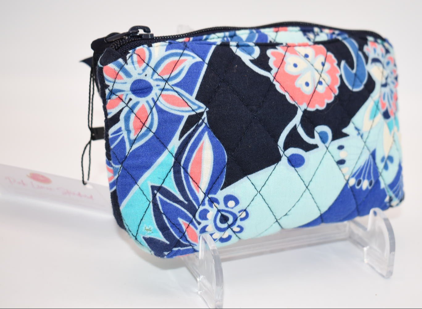 Vera Bradley Cosmetic Bag in "Lotus Flower Swirl" Pattern