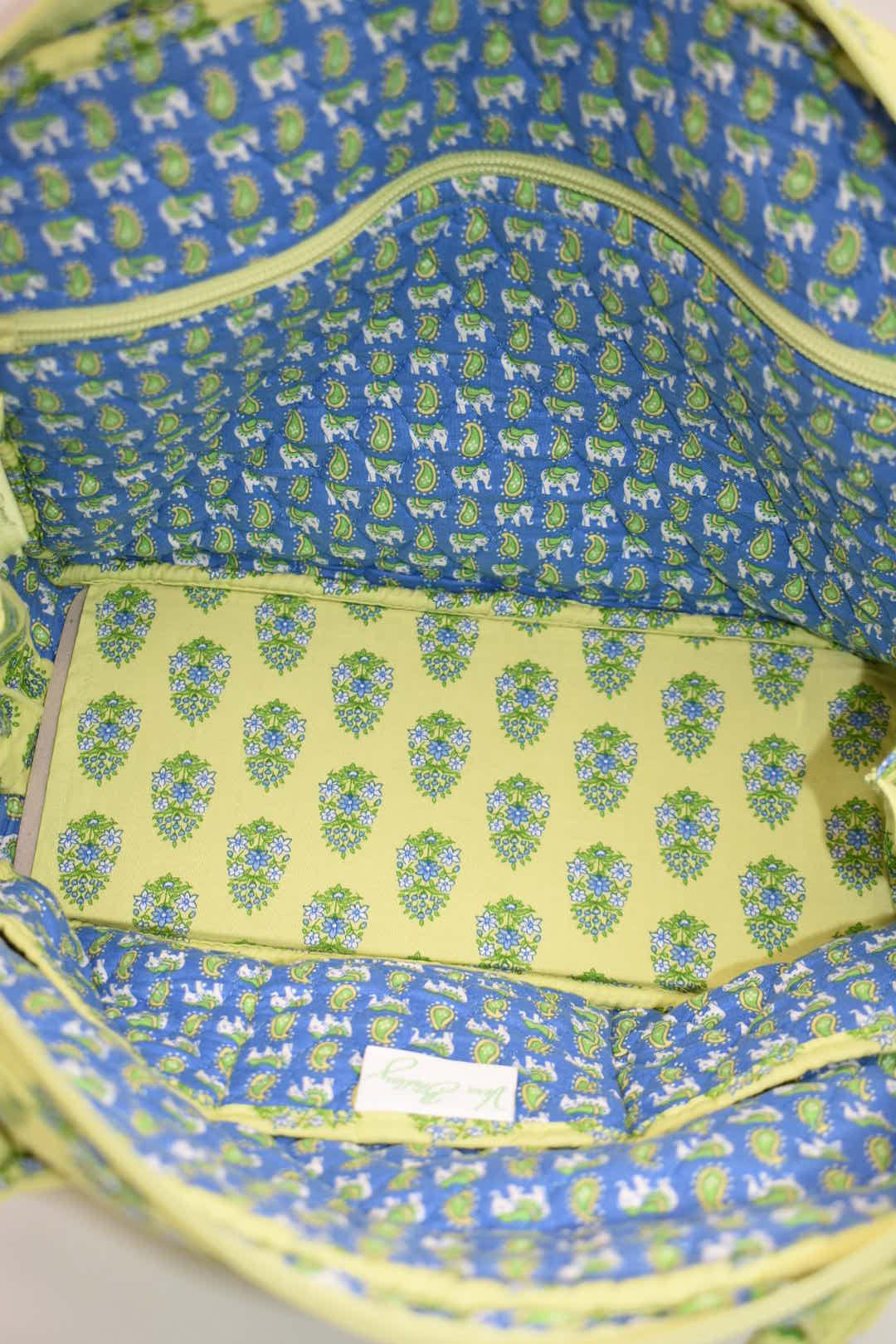 Vera Bradley Bowler Satchel Bag in "Citrus" Pattern