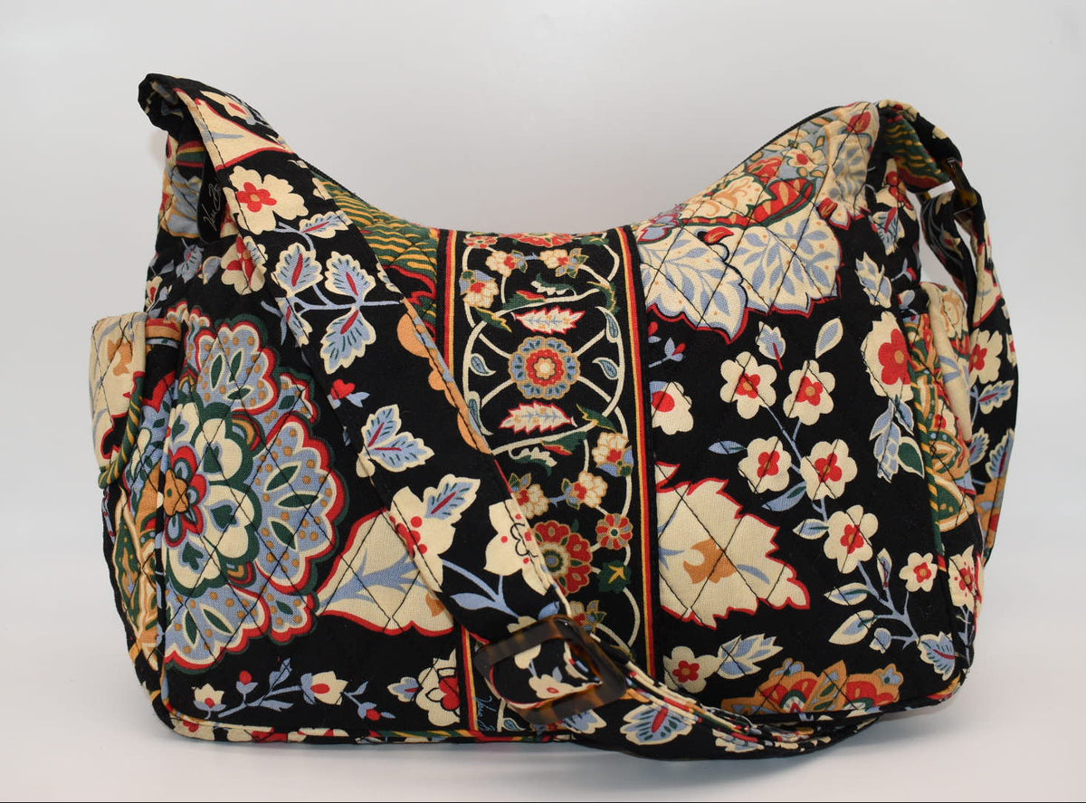 Vera Bradley On The Go Convertible Shoulder Bag in "Versailles" Pattern