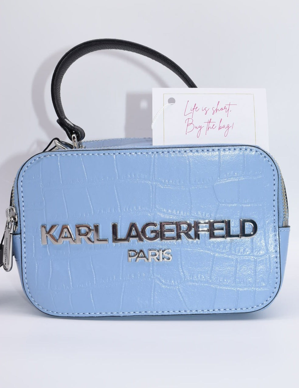 KARL LAGERFELD PARIS Simone Camera Bag in Forever Blue