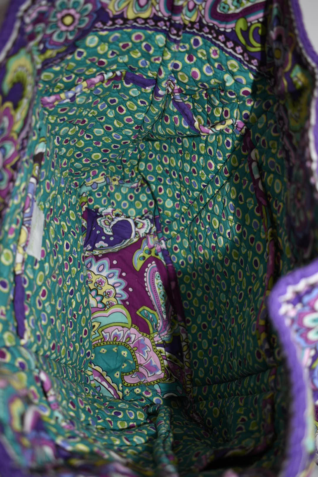Vera Bradley Large Vera Tote Bag in "Heather" Pattern