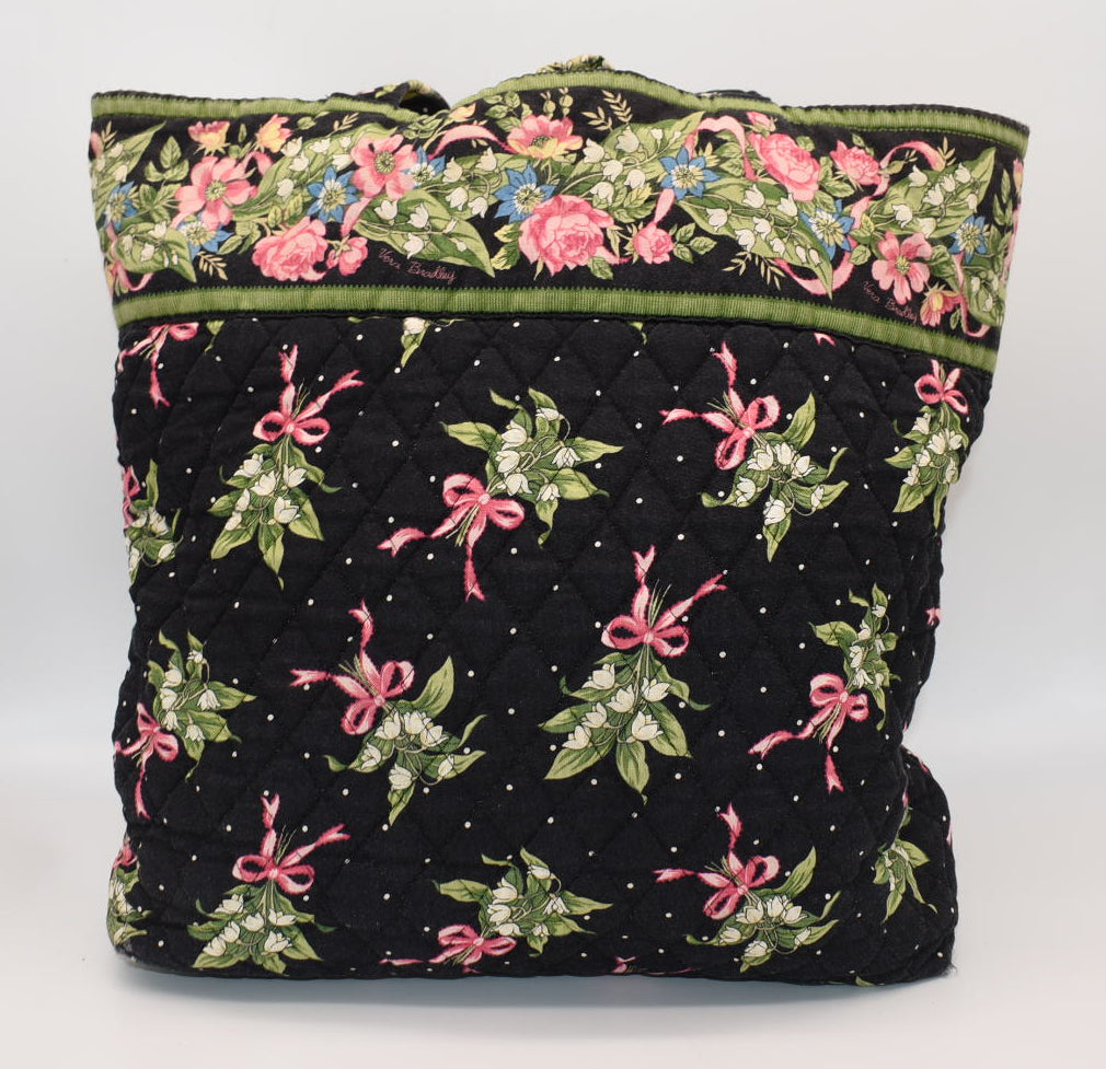 Vera Bradley Quilted Cotton Tote Bag in "New Hope" Pattern