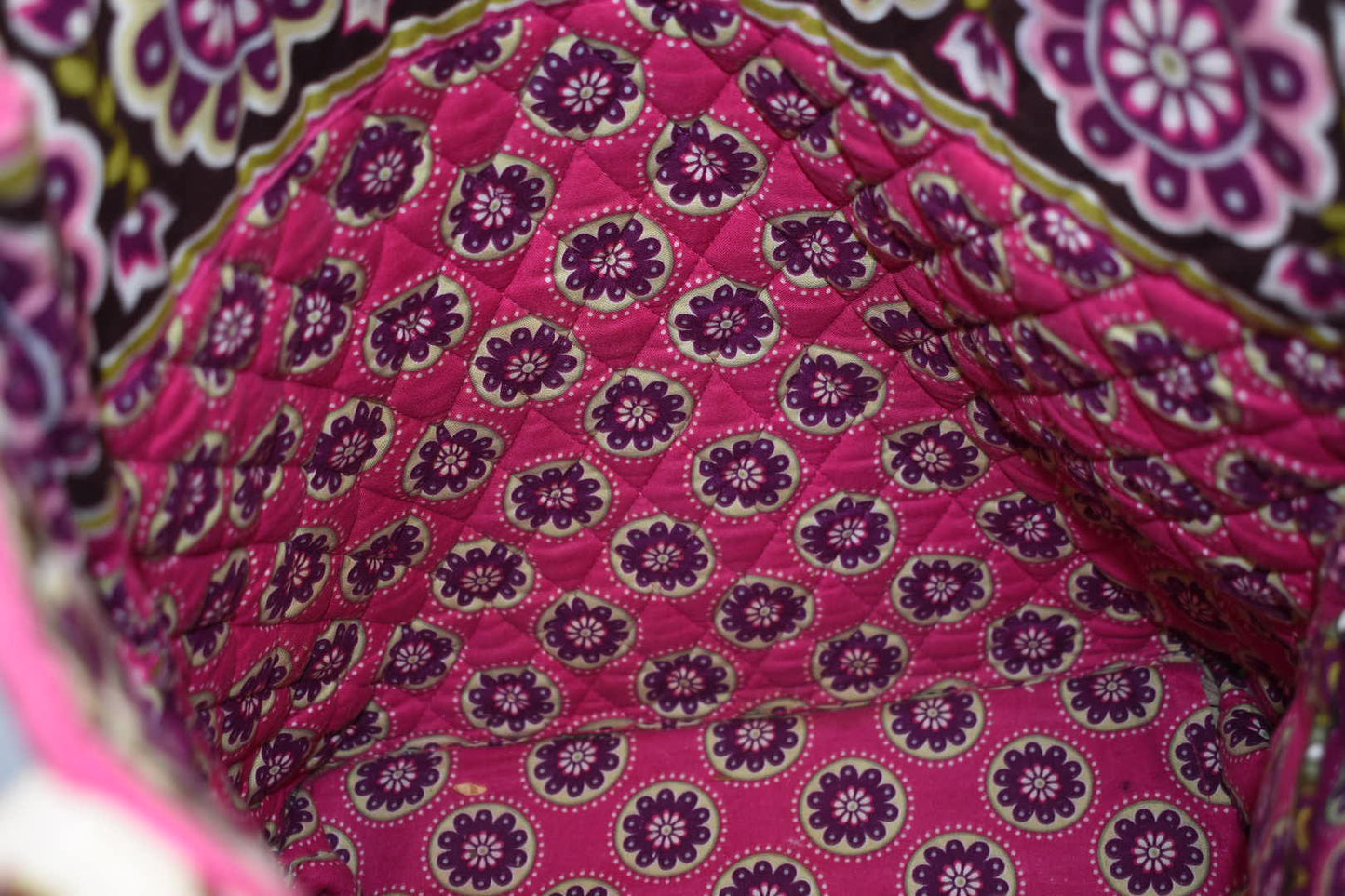 Vera Bradley Everyday Tote Bag in "Very Berry Paisley" Pattern