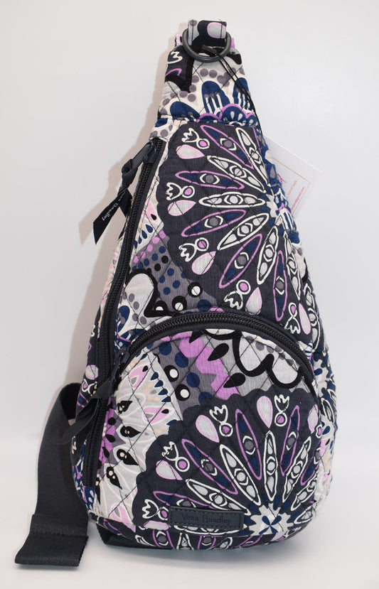 Vera Bradley Essential Sling Backpack in "Mimosa Medallion" Pattern