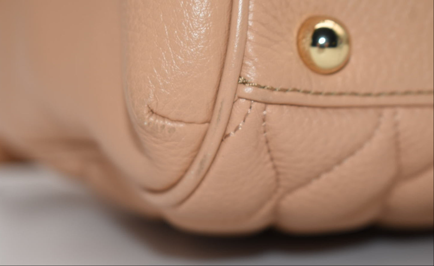 Vera Bradley Cara Convertible Shoulder / Crossbody Bag in Quilted Leather